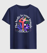 Yoga Temple Unisex Half Sleeve T-Shirt
